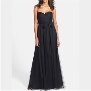 Jenny Yoo Annabelle Tulle Convertible Dress Black
